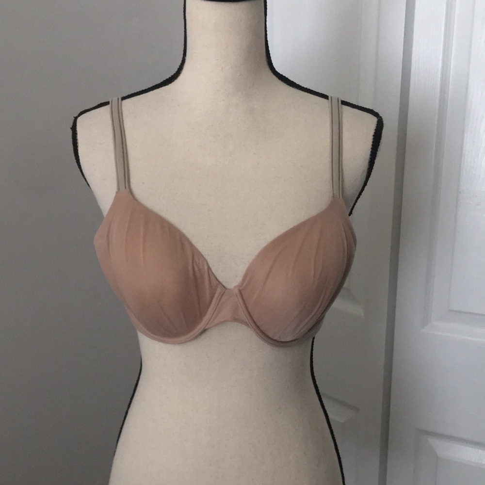 ❤️3X20 VICTORIAS SECRET Lined Perfect Coverage Tan Bra |!36C